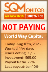 World Way Capital HYIP Status Button