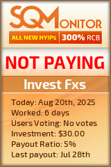 Invest Fxs Project Status Button