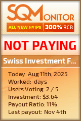 Swiss Investment Funds Project Status Button