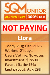 Elora HYIP Status Button