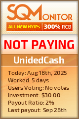 UnidedСash Project Status Button