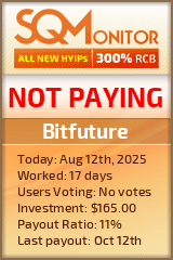 Bitfuture Project Status Button