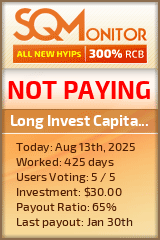 Long Invest Capital Ltd HYIP Status Button