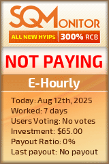 E-Hourly HYIP Status Button