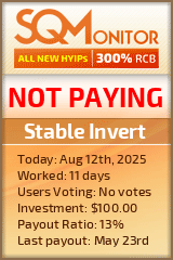 Stable Invert HYIP Status Button