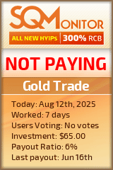 Gold Trade Project Status Button