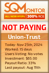 Union-Trust HYIP Status Button