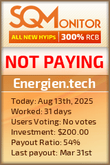 Energien.tech Project Status Button