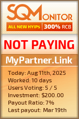 MyPartner.Link Project Status Button