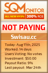Swisau.cc Project Status Button