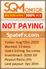 SpateFx.com Project Status Button