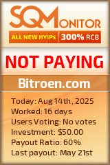 Bitroen.com Project Status Button