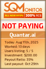 Quantar.ai Project Status Button