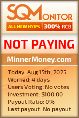 MinnerMoney.com Project Status Button