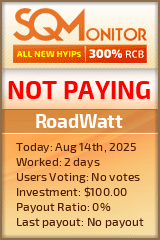 RoadWatt Project Status Button