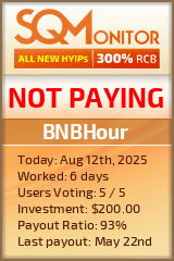 BNBHour Project Status Button