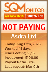 Asdra Ltd Project Status Button