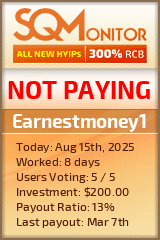 Earnestmoney1 Project Status Button