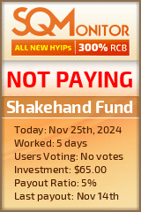 Shakehand Fund Project Status Button
