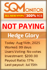 Hedge Glory Project Status Button