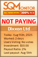 Dixxon Ltd Project Status Button