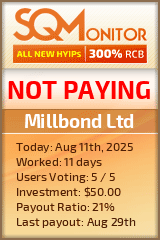 Millbond Ltd Project Status Button