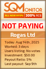 Rogas Ltd Project Status Button