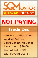 Trade Dex Project Status Button