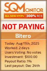 Bitero Project Status Button