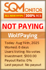 WolfPaying Project Status Button