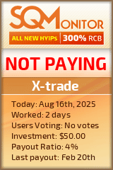 X-trade Project Status Button