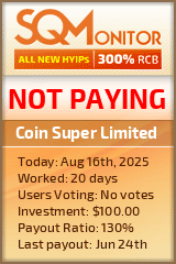 Coin Super Limited Project Status Button