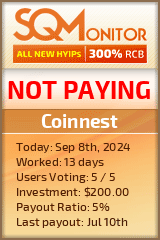 Coinnest Project Status Button