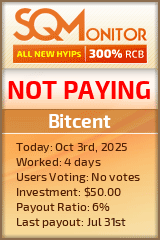 Bitcent Project Status Button