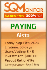 Aista Project Status Button
