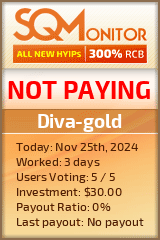 Diva-gold HYIP Status Button