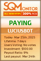 LUCIUSBOT Project Status Button