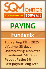 Fundenix Project Status Button