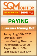 Treasure Mining Bot Project Status Button