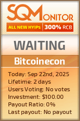Bitcoinecon Project Status Button