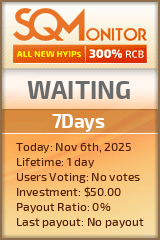 7Days Project Status Button