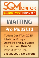 Pro Multi Ltd Project Status Button