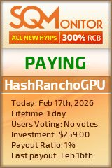 HashRanchoGPU Project Status Button