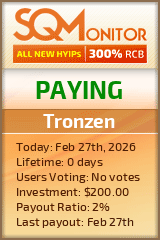 Tronzen Project Status Button