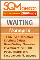 Moneprix Project Status Button