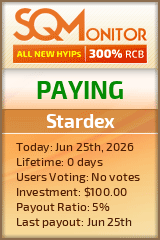 Stardex Project Status Button