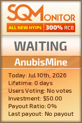 AnubisMine Project Status Button