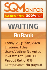 BnBank Project Status Button