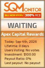 Apex Capital Rewards Project Status Button