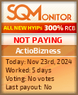 ActioBizness HYIP Status Button